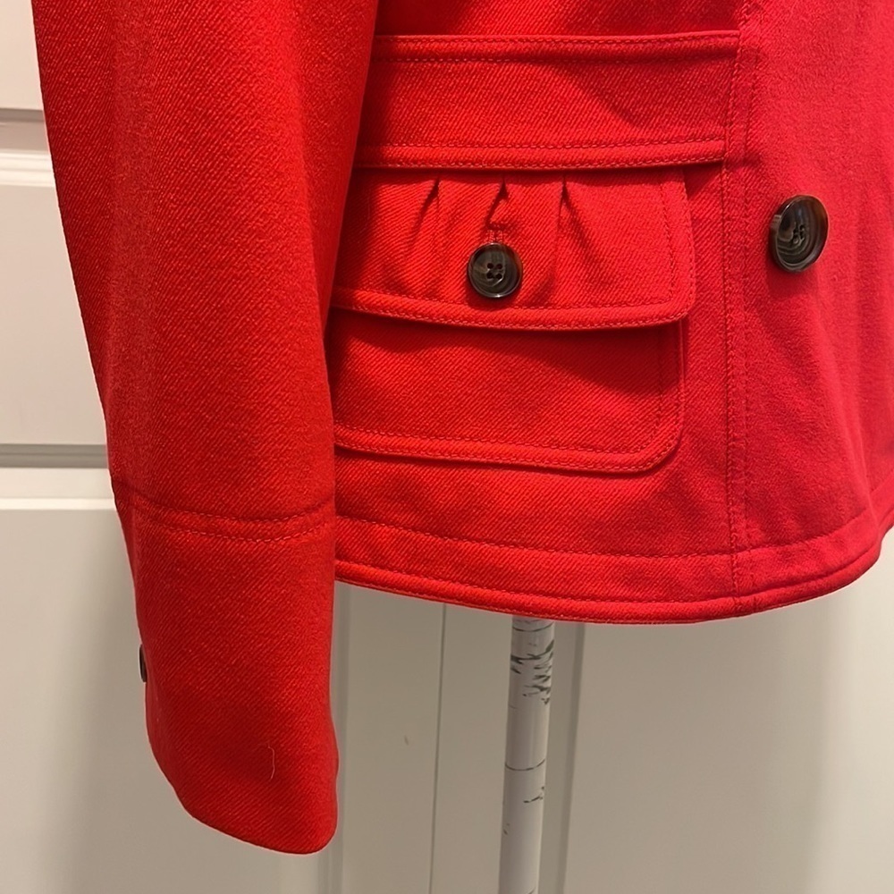 Per Se Bright Red Double-Breasted Jacket - image 8